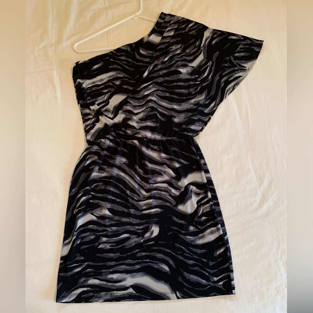 One shoulder minidress